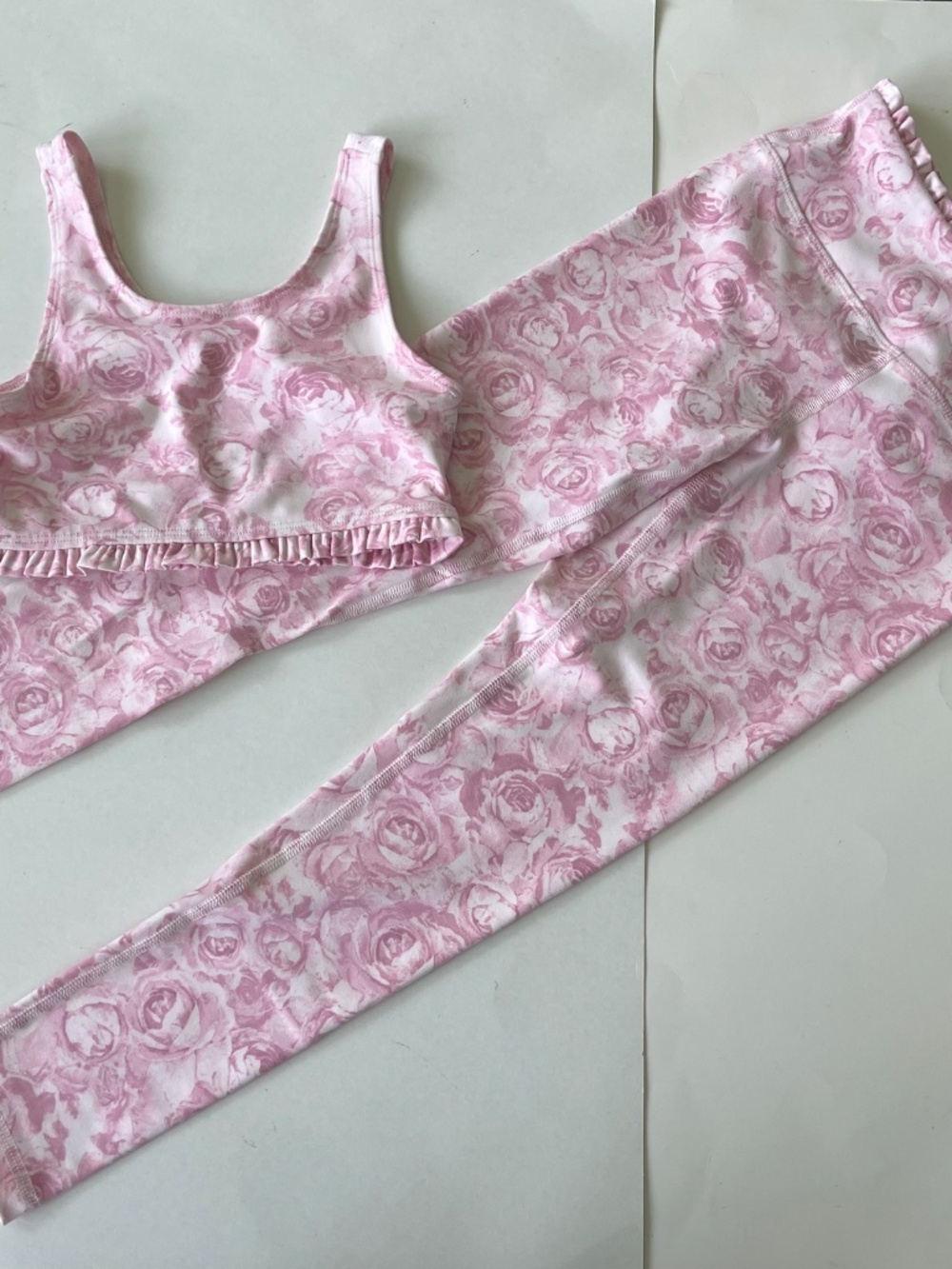 Yogalicious Pink Activewear Set Lux Laney & Ansley Girls - Picture 11 of 15